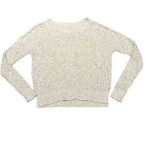 Abercrombie & Fitch Women’s Medium Oatmeal Crewneck Knit Pullover Sweater